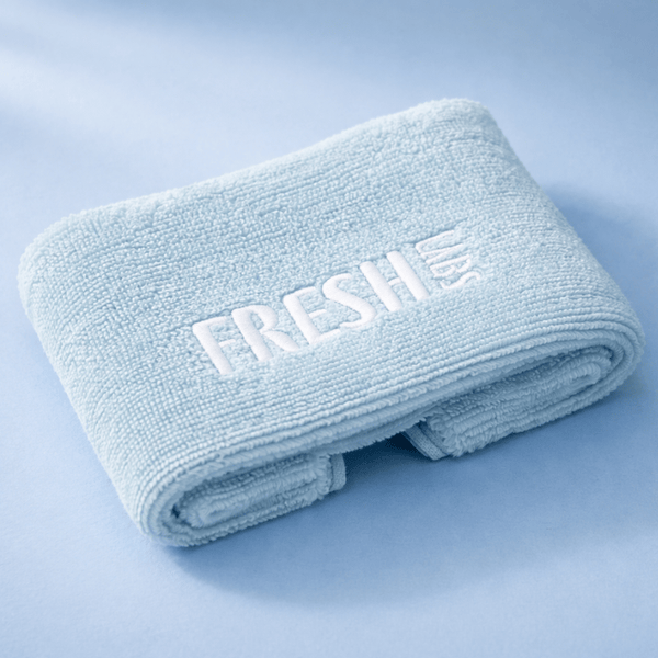 FreshLabs Premium Face Towel, a soft towel for gentle skincare drying